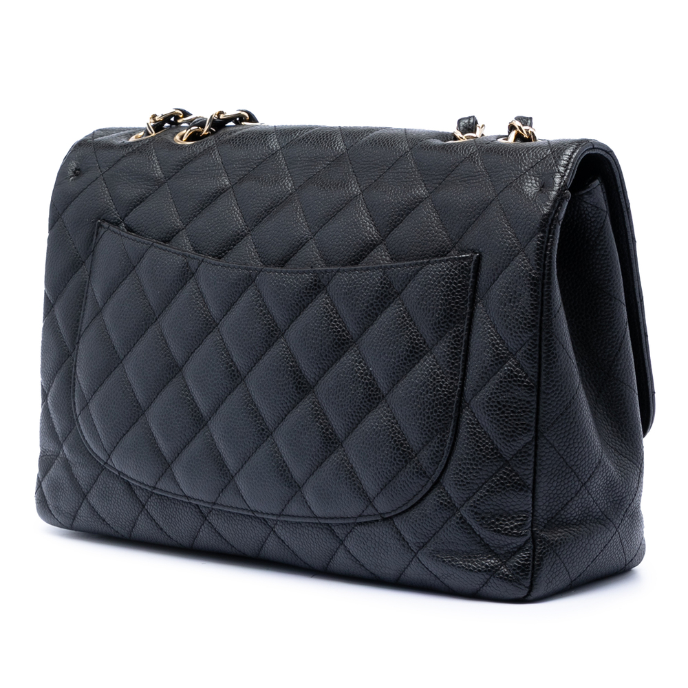 Pre-Loved Chanel Jumbo Classic Caviar Double Flap - Picture 2 of 7